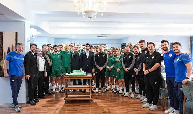 Bursaspor Başkanı Enes Çelik’e sürpriz