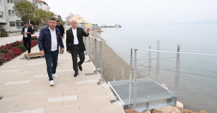 Büyükşehir, Mudanya’ya değer katıyor