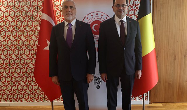 Çalışma ve Sosyal Güvenlik Bakanı Vedat Işıkhan, Belçika'da