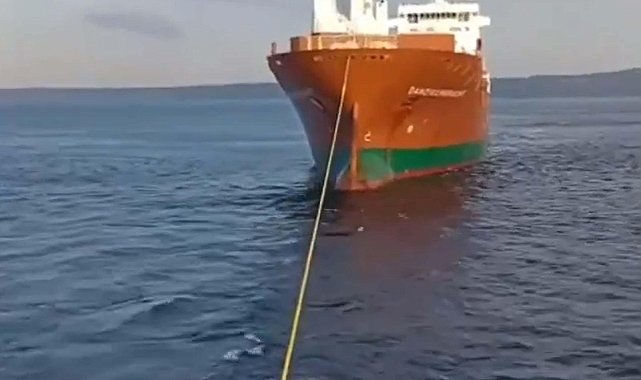 Çanakkale Boğazı'nda gemi arızası