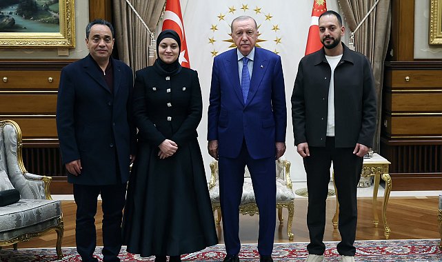 Cumhurbaşkanı Erdoğan, Filistinli Hind Rajab'ın ailesini kabul etti