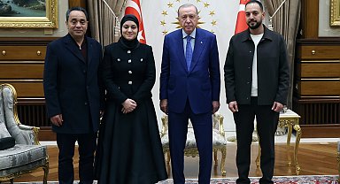 Cumhurbaşkanı Erdoğan, Filistinli Hind Rajab'ın ailesini kabul etti