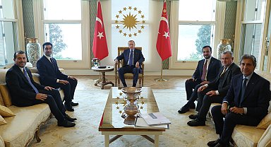 Cumhurbaşkanı Erdoğan, Tuzla Belediye Başkanı Eren Ali Bingöl'ü kabul etti