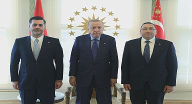 Cumhurbaşkanı Erdoğan, Üsküdar Belediye Başkan Vekili Dündar Ziya Gültekin'i kabul etti