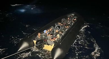 Didim açıklarında 34 kaçak göçmen yakalandı
