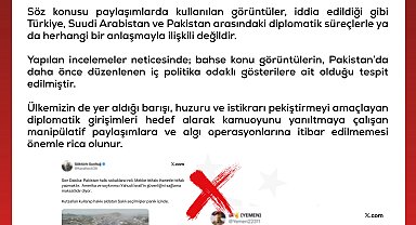 DMM'den 'Mekke Anlaşması'na ilişkin dezenformasyon uyarısı