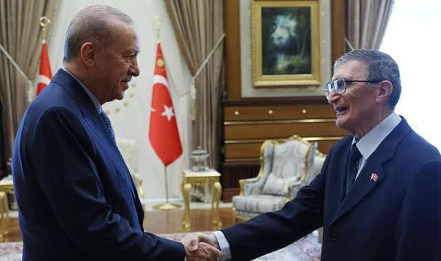 Erdoğan, Prof. Dr. Aziz Sancar’ı kabul etti