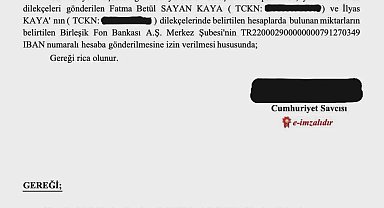 Fatma Betül Sayan Kaya ve eşinin gönüllü ödeme talebine başsavcılıktan izin verildi