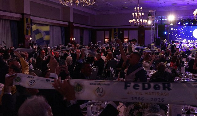 Fenerbahçeliler Derneği'nin 40'ıncı yılı kutlandı