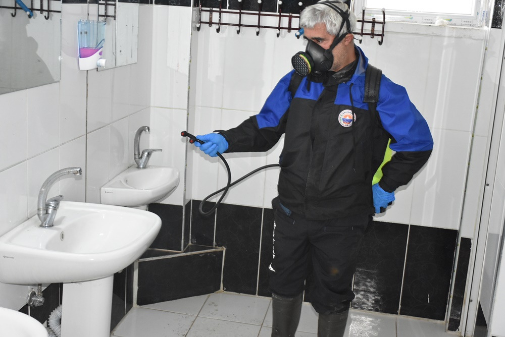 Gemlik Belediyesinden virüs önlemi