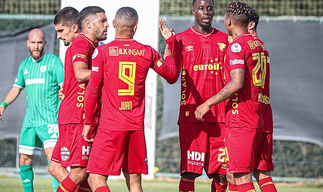 Göztepe'den Muğlaspor'la farklı prova