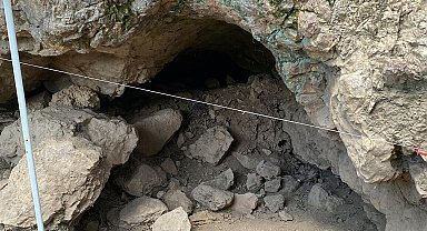 İnkaya Mağarası'nda 130 metre uzunluğa ve 30 metre genişliğe sahip çakmak taşı kütlesi tespit edildi