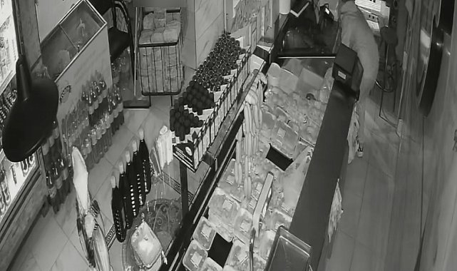 İş yerinden hırsızlık kamerada