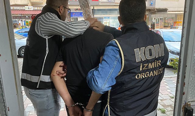 İzmir'de 19 yıl 9 ay hapis cezası bulunan firari yakalandı