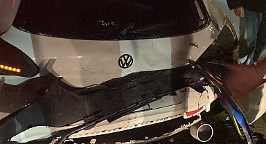 Kağıthane'de asker uğurlama konvoyunda yaşanan kaza kamerada: 1 yaralı