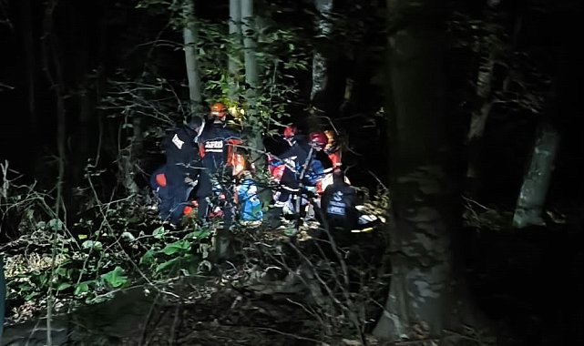 Kayıp Alzheimer hastası ormanda düştüğü derede bulundu