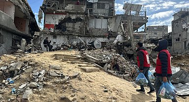 Kızılay'ın Gazze'deki insani yardım çalışmaları üçüncü yılında sürüyor