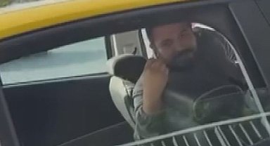 Küçükçekmece'de taksi şoförü ile 2 kadın yolcunun 'yardım' tartışması kamerada