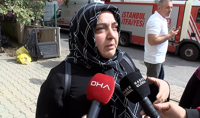 Maltepe'de binanın çöktüğü anları görenler konuştu: Deprem olduğunu zannettik