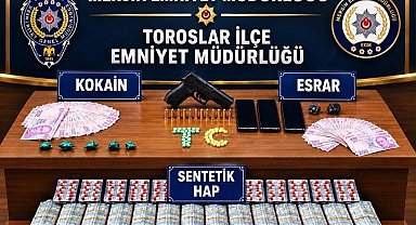 Mersin'de uyuşturucu operasyonu: 4 tutuklama