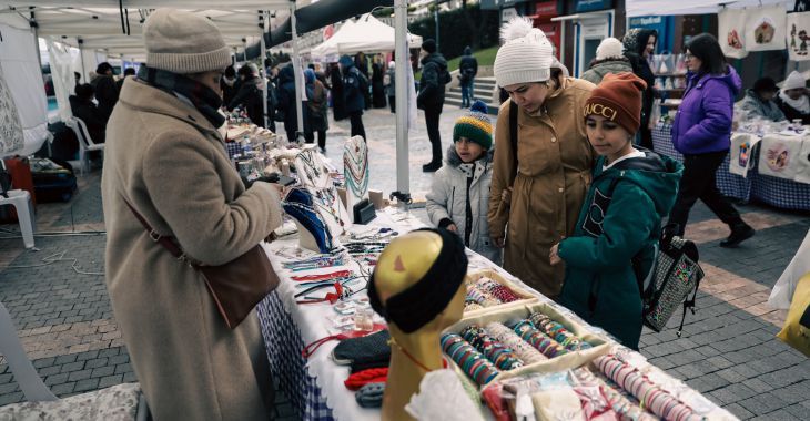 “Meydan Kadınların” dayanışma pazarına büyük ilgi