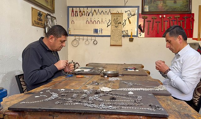 Midyat'ın 3 bin yıllık telkari sanatına turist ilgisi