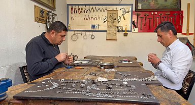 Midyat'ın 3 bin yıllık telkari sanatına turist ilgisi
