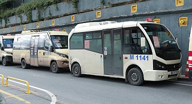 Minibüs şoförlerinden 'Hattımızı iptal edin' eylemi