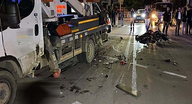 Motosikletle vincin çarpıştığı kazada yaralanan Mustafa Can, 5 gün sonra öldü