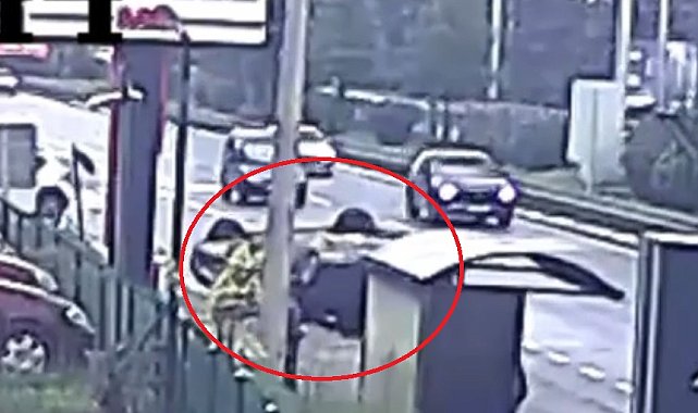Otomobilin takla attığı kazada sürücü yaralandı