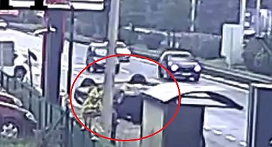 Otomobilin takla attığı kazada sürücü yaralandı