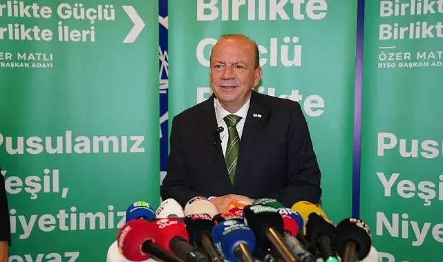 Özer Matlı’dan BTSO seçimleriyle ilgili ilk açıklama: ‘Şehir kazandı’