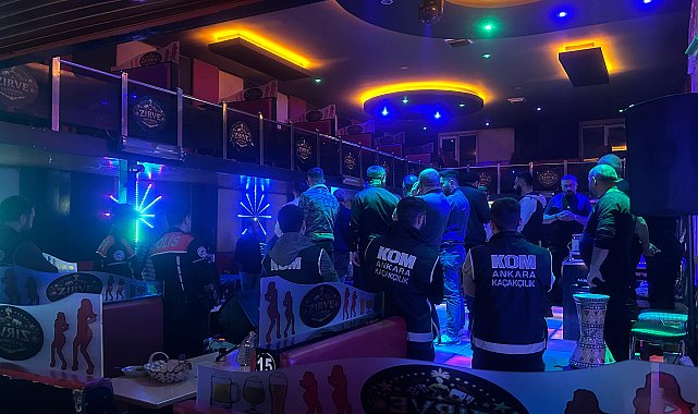 Polatlı'da eğlence mekanlarına denetim: 68 gözaltı