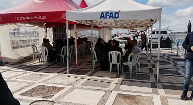 Silivri'de batan gemideki 9 mürettebatı arama çalışmaları 32'nci gününde devam ediyor