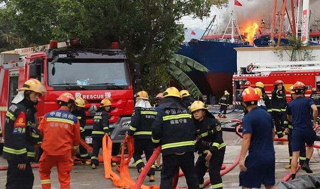 Tayvan'da yangın: 4 ölü