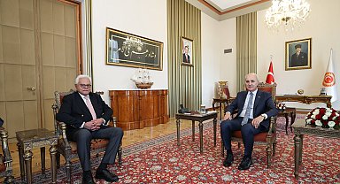 TBMM Başkanı Kurtulmuş, Pakistan'ın Ankara Büyükelçisi Junaid'i kabul etti