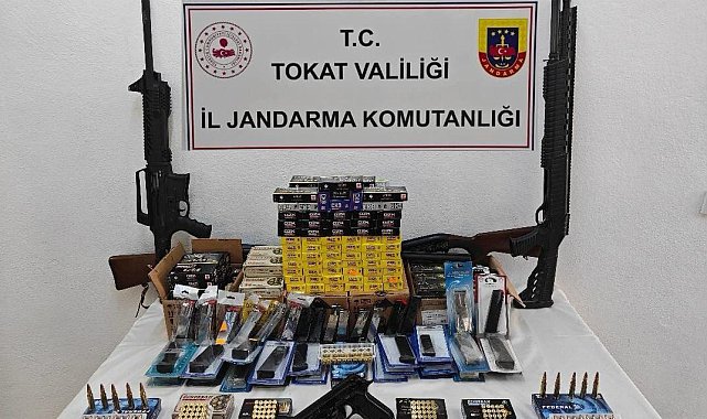 Tokat'ta silah kaçakçılarına operasyon