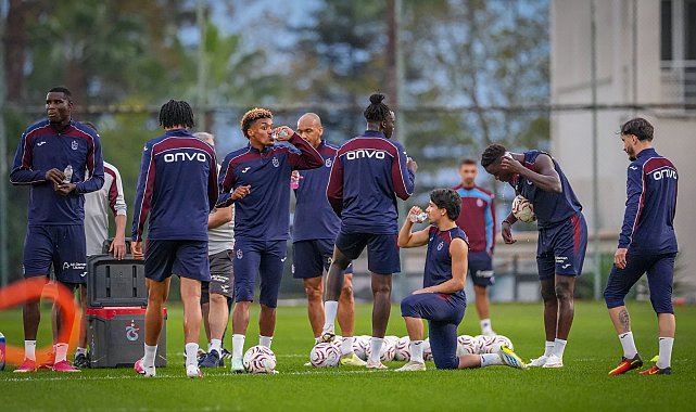 Trabzonspor, Samsunspor maçı hazırlıklarını sürdürdü
