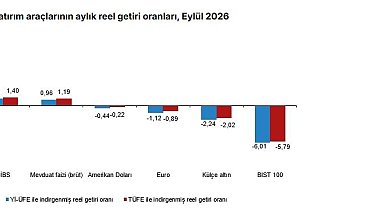 TÜİK: Eylül ayında en yüksek reel getiri DİBS'te oldu