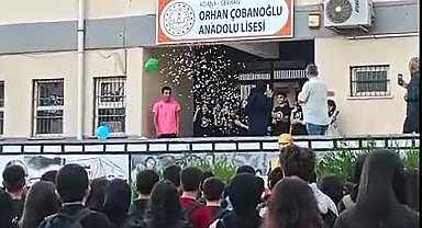 Tükürük bezi kanserini yenen Buse, okula yeniden döndü
