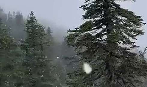 Uludağ’a kar yağdı!