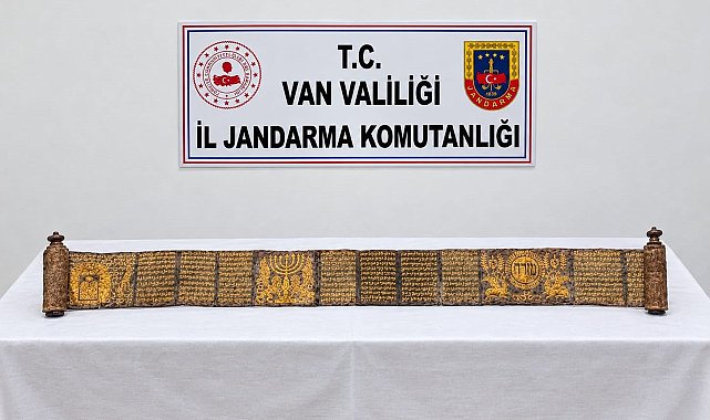 Van'da tarihi eser operasyonu