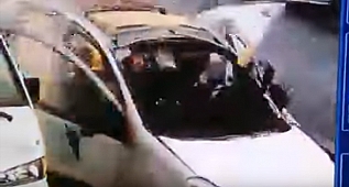 Tüp patlaması kameraya yansıdı, içinde insan şok etti!