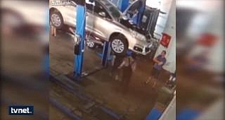 Tamirhanede Feci Kaza